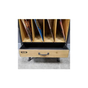 Deluxe Vinyl Record Cabinet