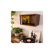 Wall-Mounted Record Shelf