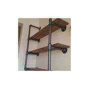 Industrial Pipe Record Shelf