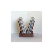 Walnut Wood Album Display Stand