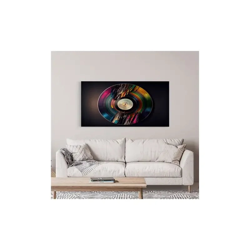Wall Art: Vinyl Groove Print