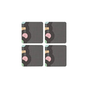 Vinyl Record Coaster Set