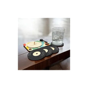 Vinyl Record Coaster Set